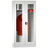 Cloakroom double door cupboard with E lock