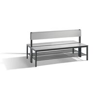 COMFORT cloakroom bench, double sided