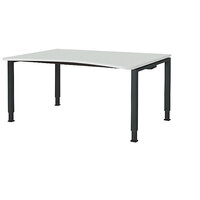 Állítható magasságú, ívelt alakú asztal