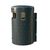 Waste bin for outdoor areas