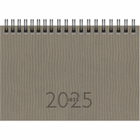 Taschenkalender TM17 8,7x15,3cm 1 Woche/2 Seiten Kunstleder Tejo schwarz 2025