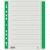 Trennblatt A4 230g/qm Karton (RC) VE=100 Stück grün