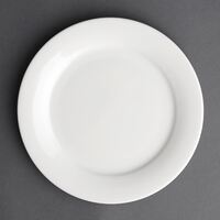 Churchill Art de Cuisine Menu Mid Rimmed Plates in White 171(�)mm/ 6 3/4" - x 6