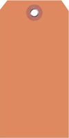 Anhängeetiketten - Fluoreszierend-Orange, 14.6 x 7.3 cm, Manilakarton