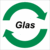 System-Wertstoffkennzeichnung - Glas, Grün/Weiß, 10 x 10 cm, PVC-Folie, Seton