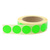 Markierungspunkte Ø 30 mm, leuchtgrün, 1.000 runde Etiketten auf 1 Rolle/n, 3 Zoll (76,2 mm) Kern, Papierpunkte permanent, Verschlussetiketten