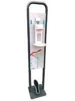 Kontaktlose Hygienestation / Desinfektionsmittelspender 1000ml mit praktischem Fußpedal inkl. Leerflasche - SOFORT VERFÜGBAR