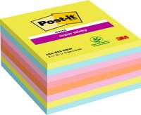 Post-it® Super Sticky Notes, farbig, 76 mm x 76 mm, 8 Blöcke á 45 Blatt