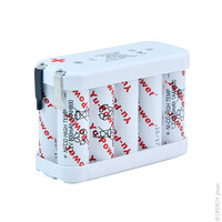 Batterie(s) Batterie eclairage secours 10x AA HT 10S1P 12V 800mAh Cosse à souder