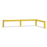 Lift out barrier rails - post only for single rail