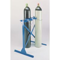 Floor standing gas cylinder racks - Double sided - 100 or 140mm cylinder diameters - 4 or 6 cylinder racks