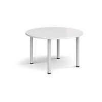 Circular leg meeting table