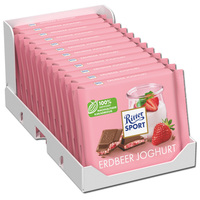 Ritter Sport Erdbeer-Joghurt, Schokolade, 12 Tafeln je 100g