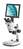 Stereo-Zoom Mikroskop Trinokular Greenough, 0,7-4,5x, HWF10x20, 1W LED