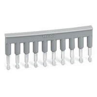 WAGO 280-490 50mm 10-pole Insulated Comb Style Jumper Grey