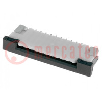 Connector: FFC/FPC; horizontal; PIN: 10; top contacts,ZIF; SMT
