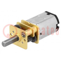 Motor: DC; with gearbox; HPCB; 6VDC; 1.5A; Shaft: D spring; 30: 1