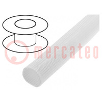 Insulating tube; fiberglass; -40÷180°C; Øint: 14mm; 4.3kV/mm; reel