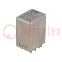 Relay: electromagnetic; 4PDT; Ucoil: 24VDC; Icontacts max: 3A