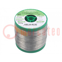 Soldering wire; Sn95,5Ag3,8Cu0,7; 0.5mm; 0.5kg; lead free; reel