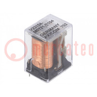 Relay: electromagnetic; DPDT; Ucoil: 24VDC; 2A; miniature; socket