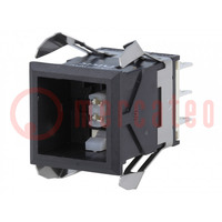 Switch: push-button; Pos: 2; SPDT; 3A/250VAC; 3A/30VDC; ON-(ON)