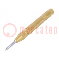 Automatic center punch; 125mm; steel