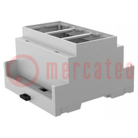 Enclosure: for DIN rail mounting; Y: 90mm; X: 88mm; Z: 53mm; PPO