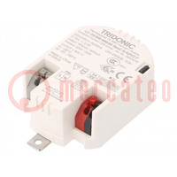 Power supply: switched-mode; LED; 24W; 24÷40VDC; 500÷600mA; IP20