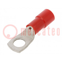 Tip: ring tube; M12; Ø: 13mm; 35mm2; crimped; for cable; insulated