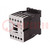 Contactor: 4-pole; NC + NO x3; 24VDC; 4A; for DIN rail mounting