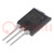 Diode: redresseuse; THT; 600V; 30Ax2; tube; Ifsm: 250A; ISOPLUS220™