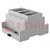 Enclosure: for DIN rail mounting; Y: 90mm; X: 88mm; Z: 53mm; PPO