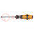 Screwdriver; slot; for impact,assisted with a key; 4,5x0,8mm