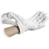 ESD Polyester Handschuhe rutschfest mit PVC-Noppen | LH1601