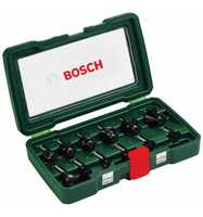 Bosch HM-Fräser-Set, 12-tlg., Ø 8 mm Schaft)