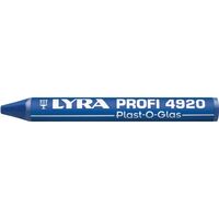 Produktbild zu LYRA Wachskreide 4920 Plast-O-Glas runde Form blau Inhalt 12 Stück