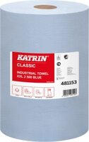 Czyściwo papierowe Katrin Classic XXL 2 Blue 481153, 2-warstwowe, 38cmx180m, 1 sztuka, niebieski