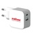 ROLINE USB Fali töltő, 2 Portos, 1x QC3.0 A + 1x C (PD), 38W