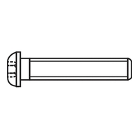 VIS À TÊTE BOMBÉE TOOLCRAFT 839806 100 PC(S) M5 16 MM TÊTE BOMBÉE 6 PANS INTÉRIEURS ACIER INOXYDABLE