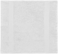 Seiftuch Bermuda; 30x30 cm (BxL); weiß; 5 Stk/Pck
