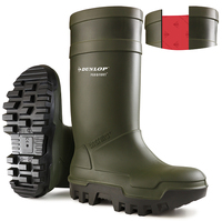 Dunlop Purofort Thermo+ Full Safety Wellington Green 12