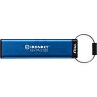 USB-Stick 8GB Kingston IronKey Keypad 200 AES-256 retail