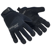 Uvex 6000510 Gant de protection Protection des doigts Noir Coton, Nylon