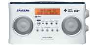 Sangean DPR-25+ radio Wit