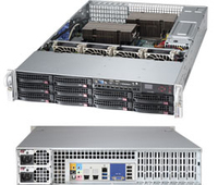 Supermicro SuperServer 6027AX-TRF-HFT1 Server Rack (2U) Intel® Xeon® E5-Prozessoren E5-2687W 3,1 GHz 64 GB DDR3-SDRAM 1280 W