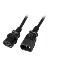 EFB Elektronik EK503.0,5 câble électrique Noir 0,5 m Coupleur C14 Coupleur C13