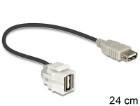 DeLOCK 86329 USB kábel 0,24 M USB A Fekete