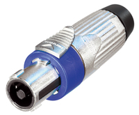 Neutrik NLT4FX kabel-connector speakON Blauw, Zilver