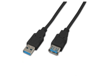 Wirewin USB 3.0 A-A MF 1.8 SW USB-kabel 1,8 m USB 3.2 Gen 1 (3.1 Gen 1) USB A Zwart